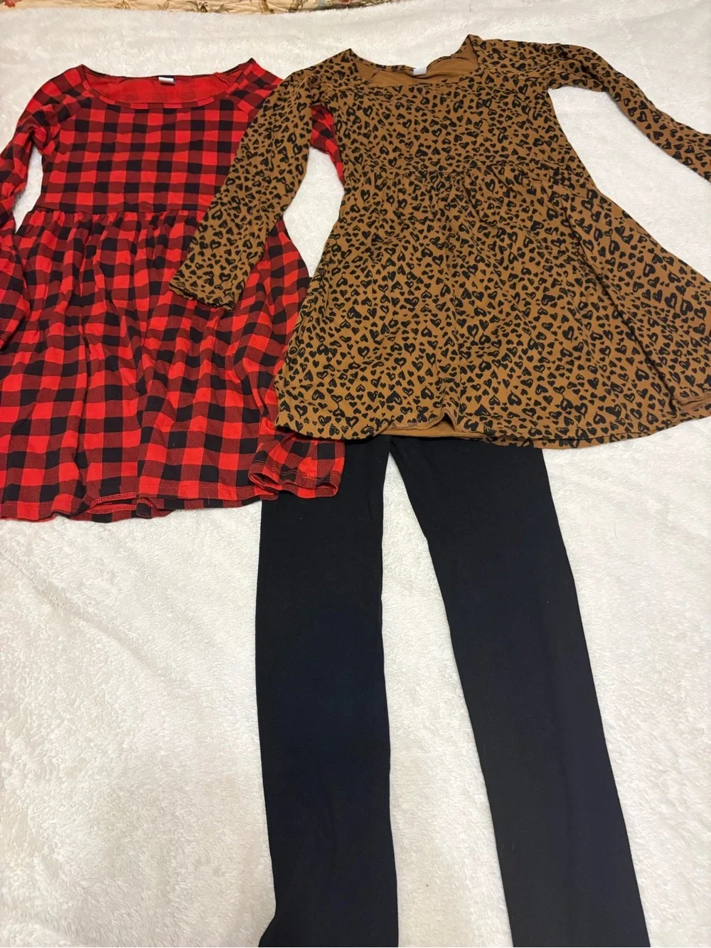 Old Navy Red and Black Buffalo Plaid Shirt Dress